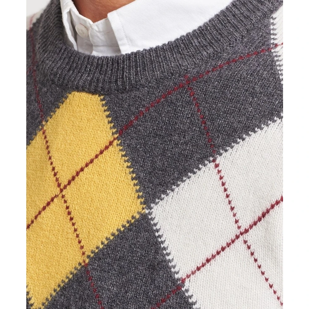 Gant Grijze Sweaters voor Mannen Gray Heren