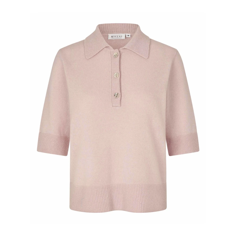 Masai Women's Pink Polo Shirts, M, Polo Shirt
