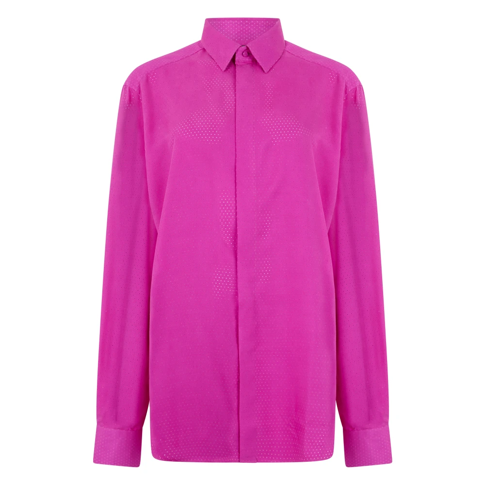 Tom Ford Men's Pink Silk Brocade Shirt - Casual Shirts - Xl - Shirts