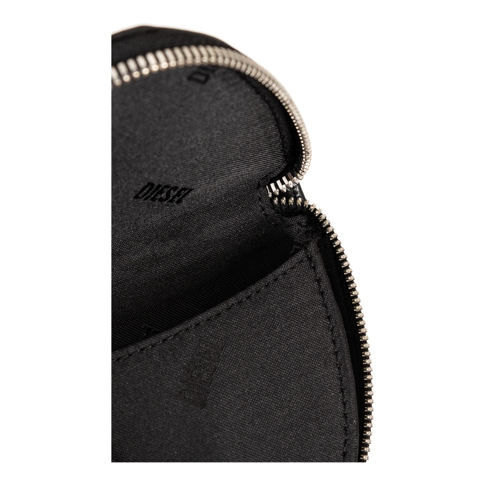 Diesel 1Dr-Fold muntportemonnee Black Dames