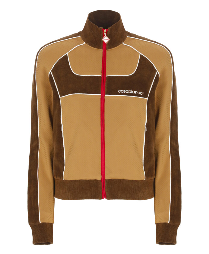 sweat-marron-avec-col-haut-zip