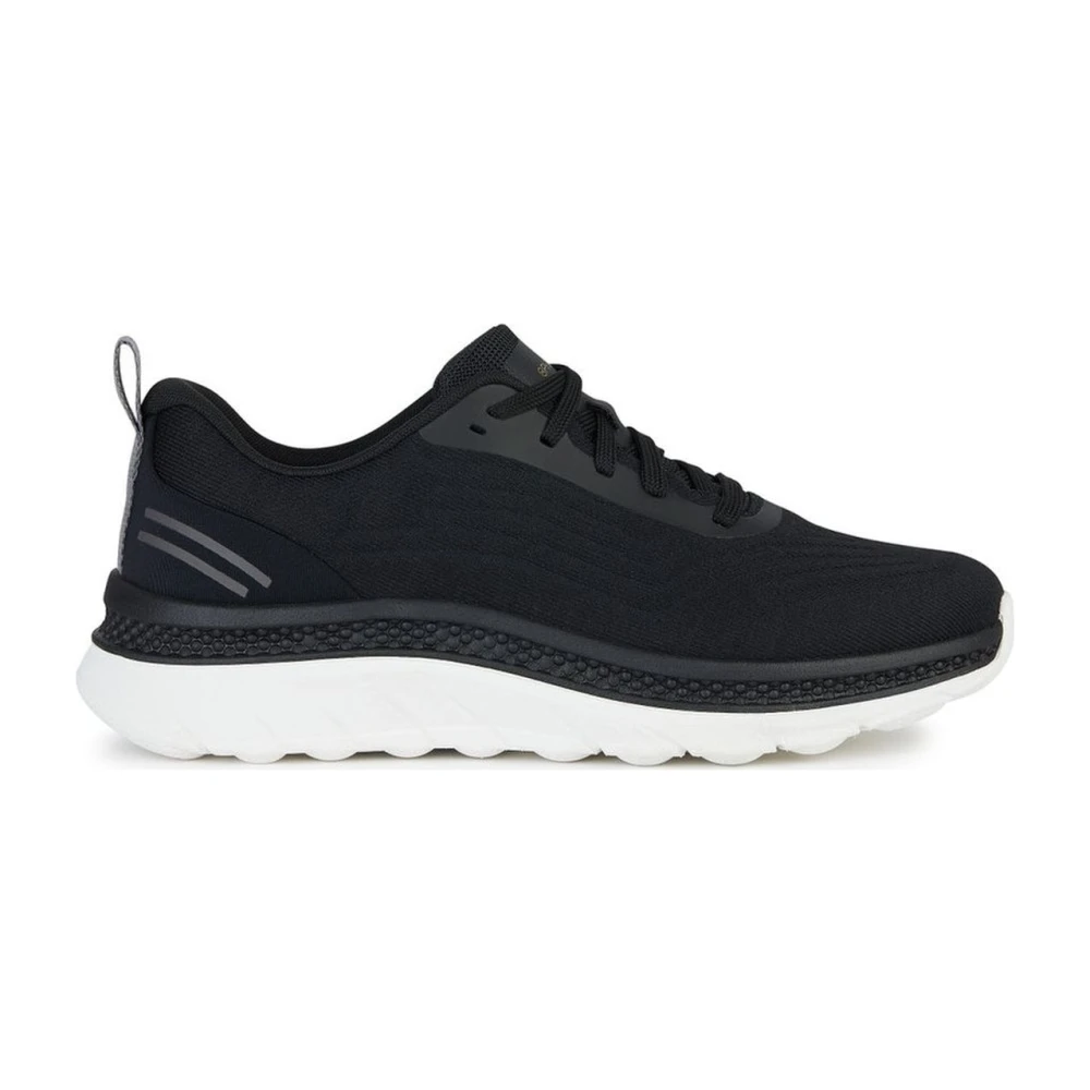 Geox Zwarte Actif Sneakers voor Mannen Heren Schoenen