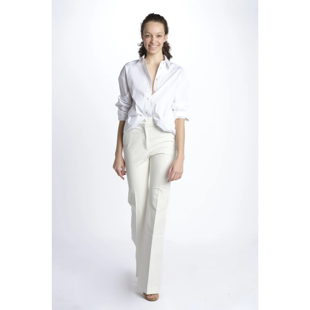 joseph Witte Katoenen Overhemd van Berton White Dames