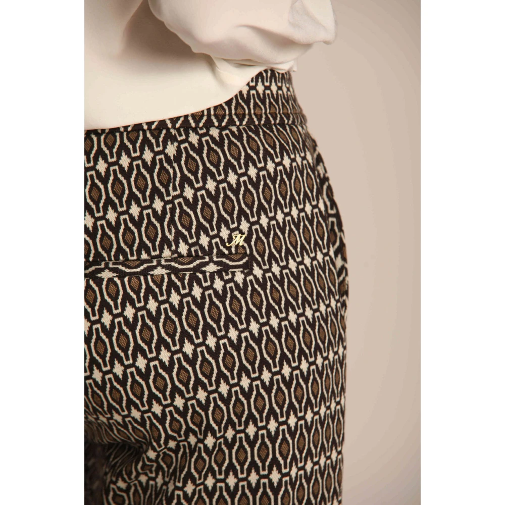 Mason's Geometrisch Patroon Winter Chino Broek Multicolor Dames