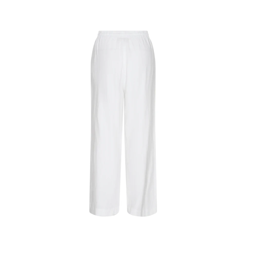 Freequent Straight Trousers White Dames