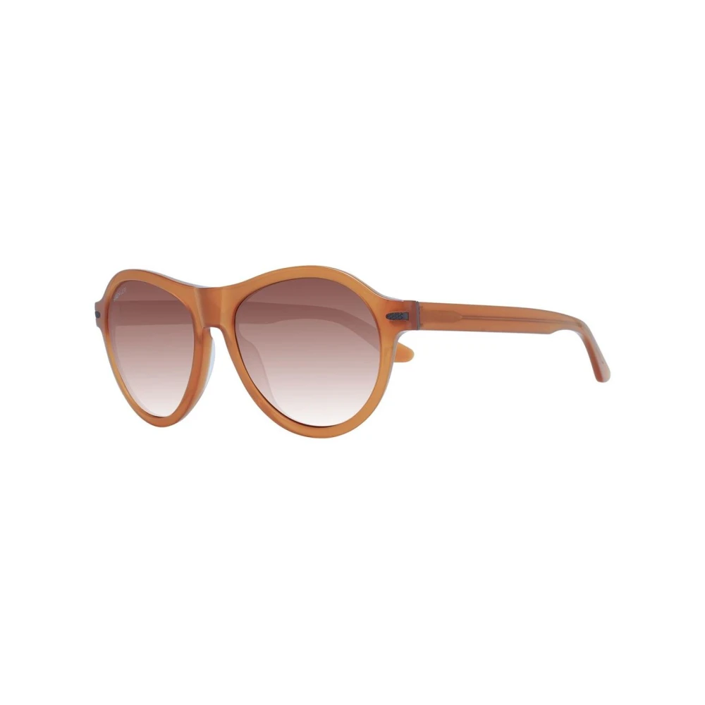 Serengeti Men's Brown Round Sunglasses With Uv Protection