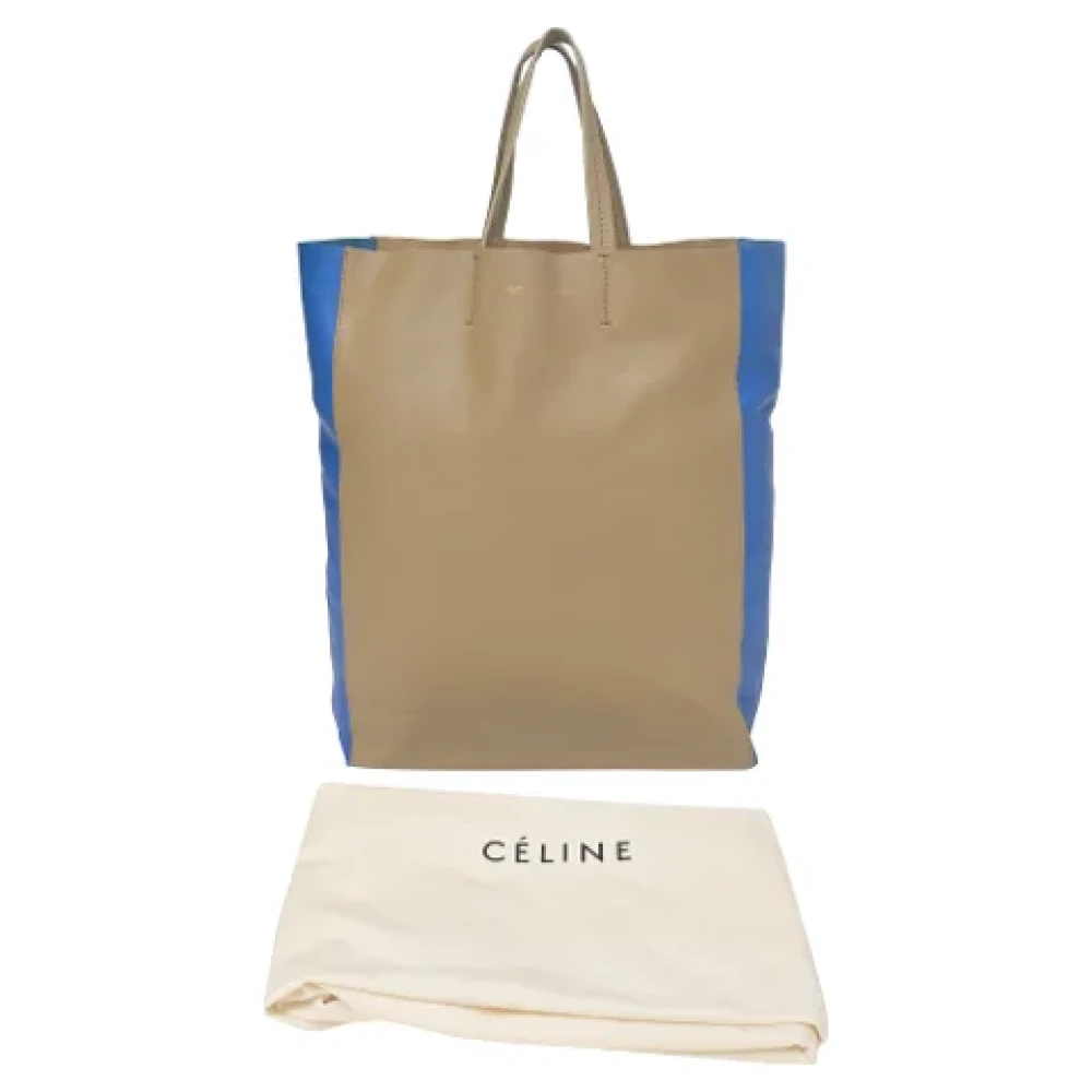 Celine Vintage Pre-owned Leather totes Beige Dames