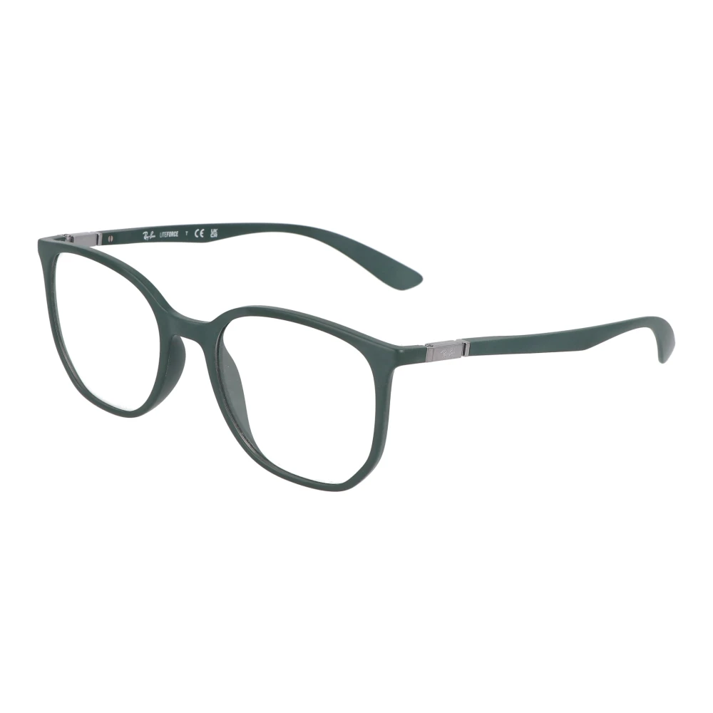 Ray-Ban Eyeglasses Elliot Optics Liteforce - Sand Green Frame Clear Lenses Polarized 52-19, RB7397 - Image 4