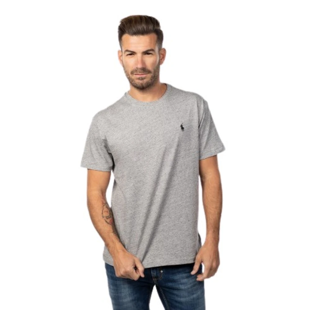 Ralph Lauren Heren Katoenen T-Shirt Gray Heren