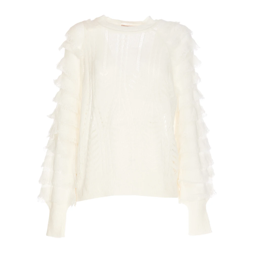 Twinset Witte Sweaters Set White Dames