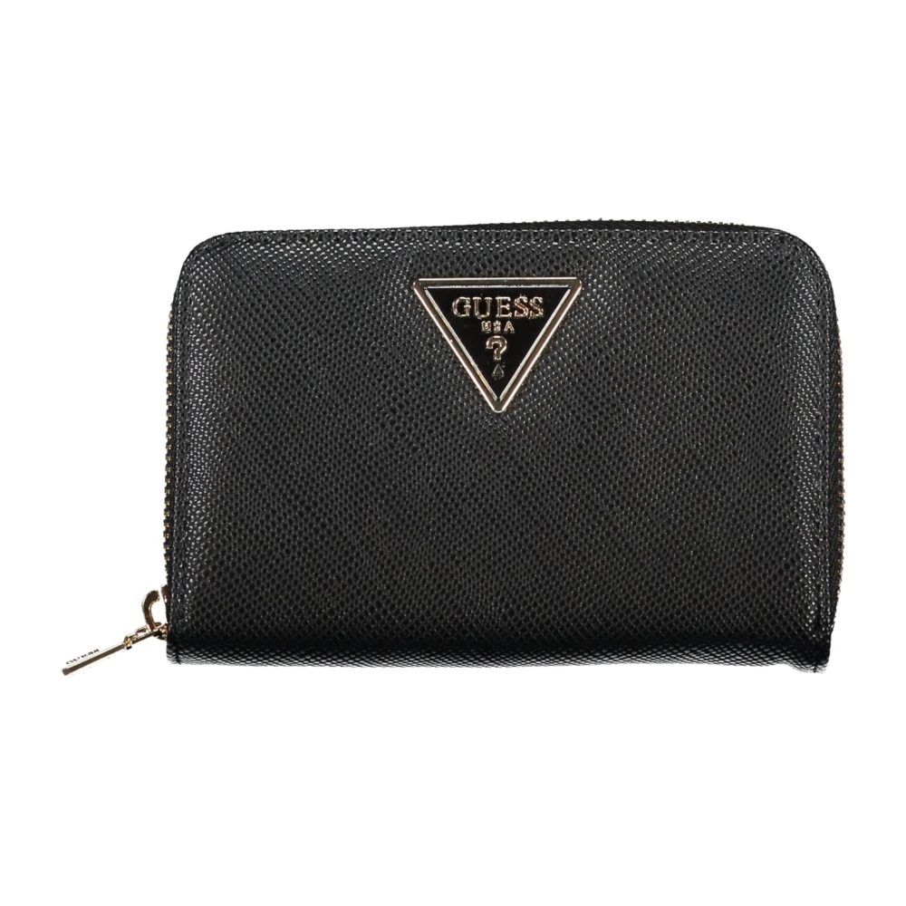 Guess Damesportemonnee Laurel met ritssluiting Black Dames