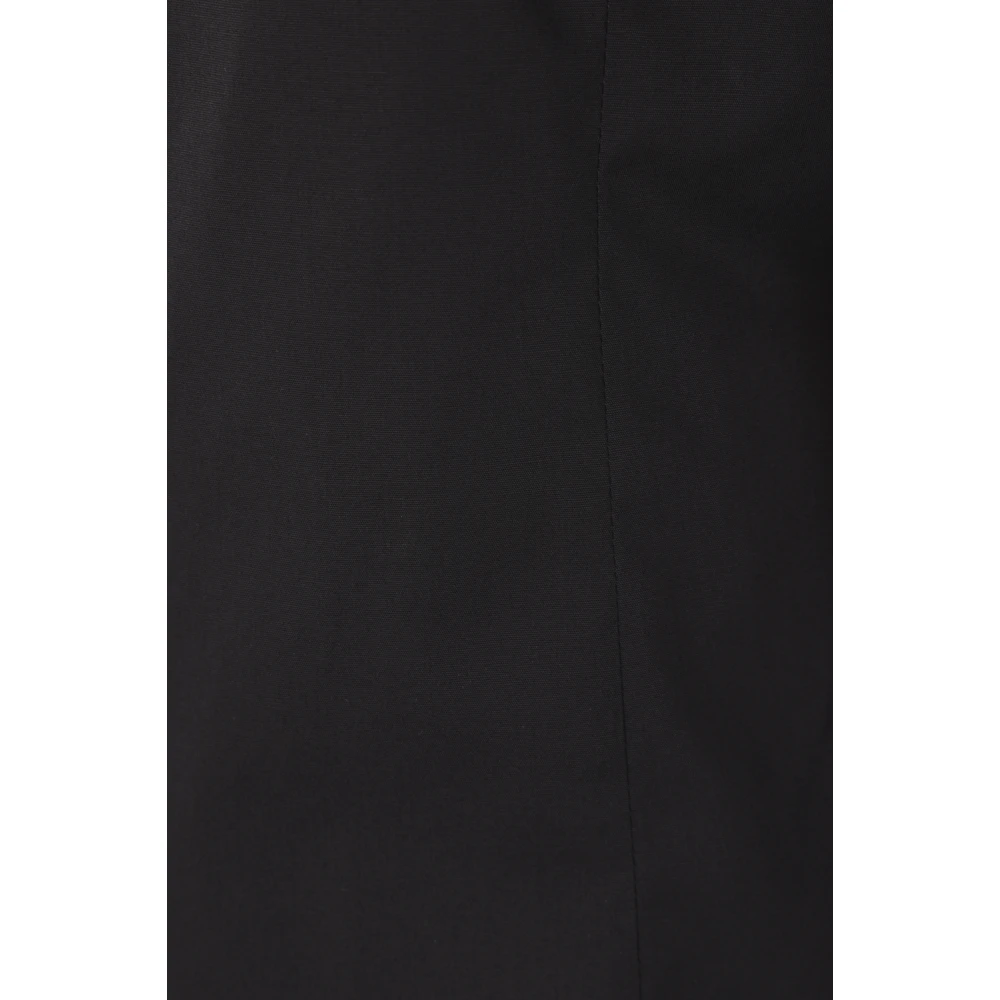 Ann Demeulemeester Zwarte Katoenen Popeline Overhemd Black Dames