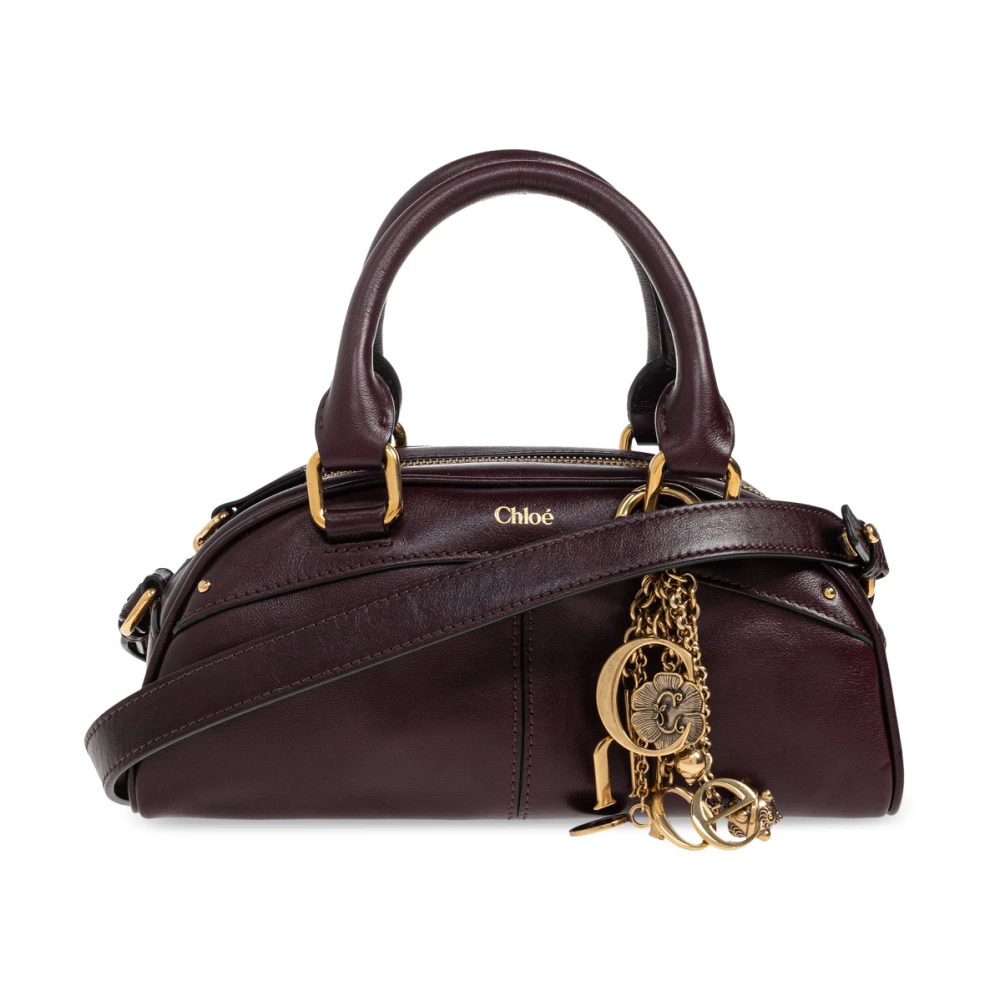 Chloé Women's Red Small Bowling Bag - Handbags - One Size - Bags