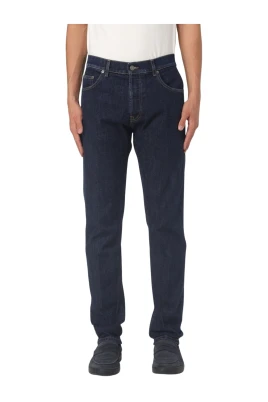 Washed Denim Slim-fit Jeans
