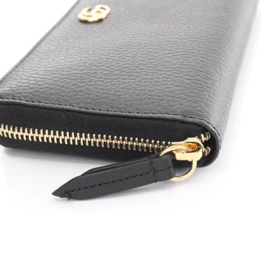 Gucci Vintage Pre-owned Leather wallets Black Dames