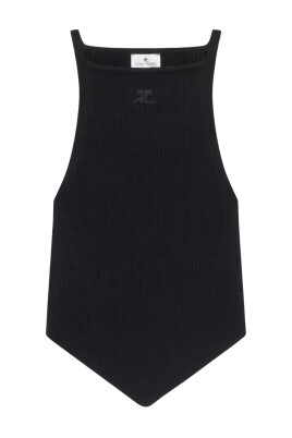 black-embroidered-logo-ribbed-vest