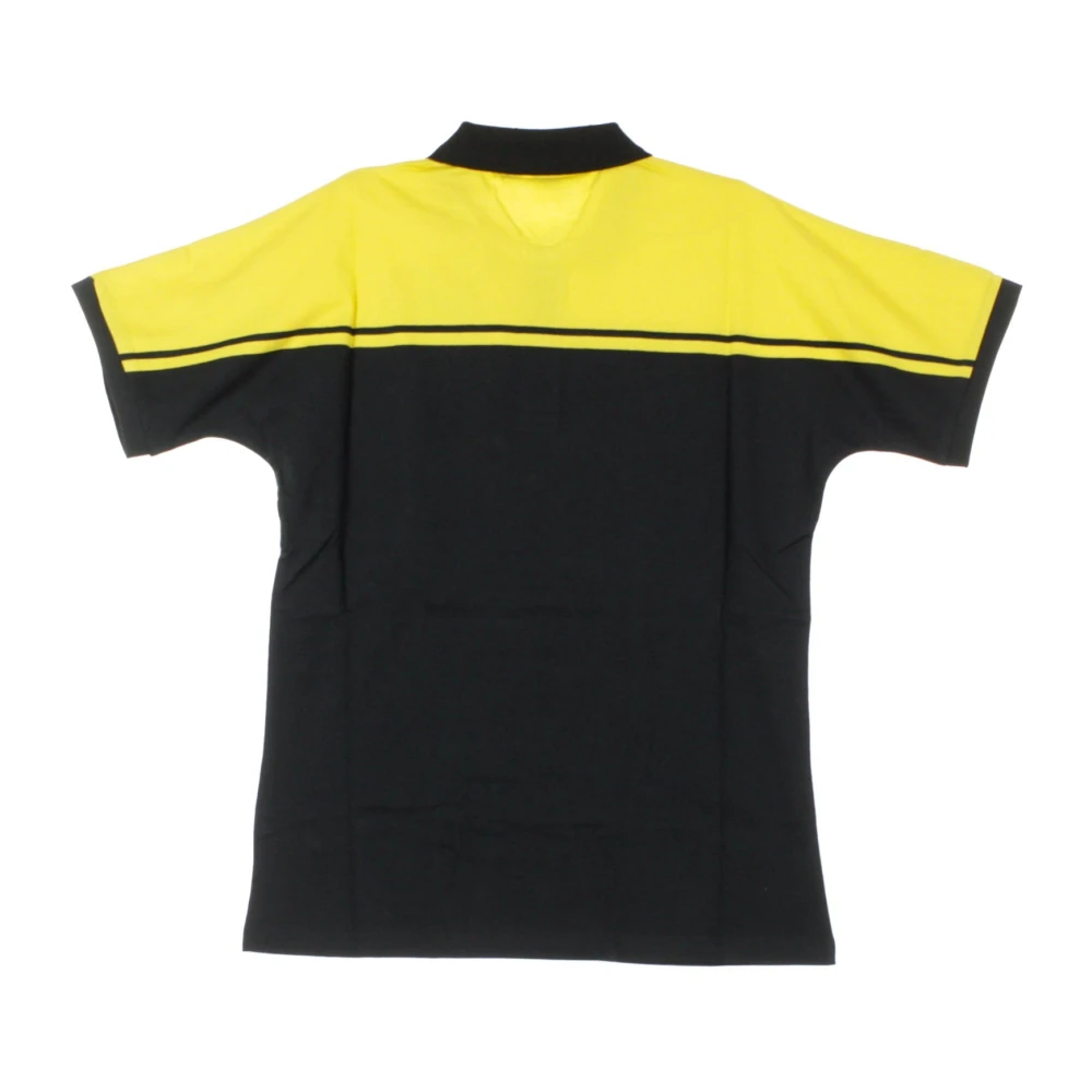 Sergio Tacchini Polo met korte mouwen in zwart mosterd Black Heren