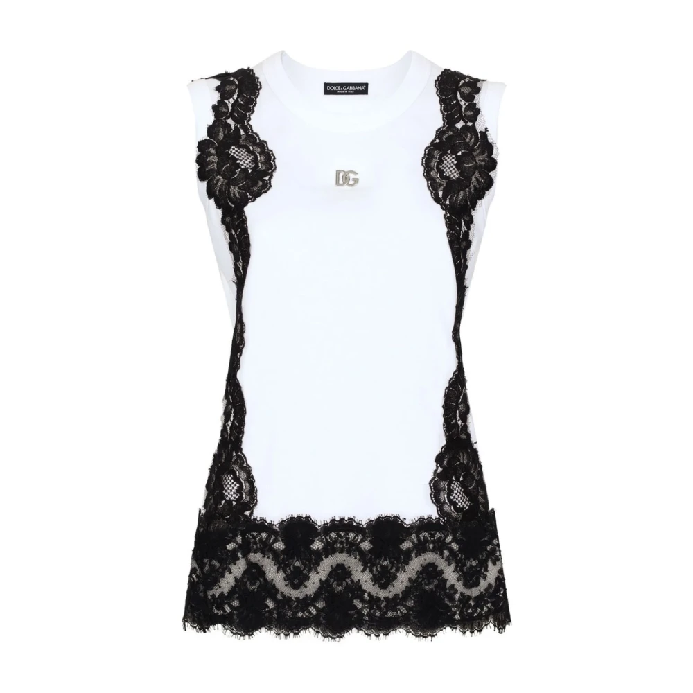 Tops > Sleeveless Tops - - Dolce & Gabbana - Modalova