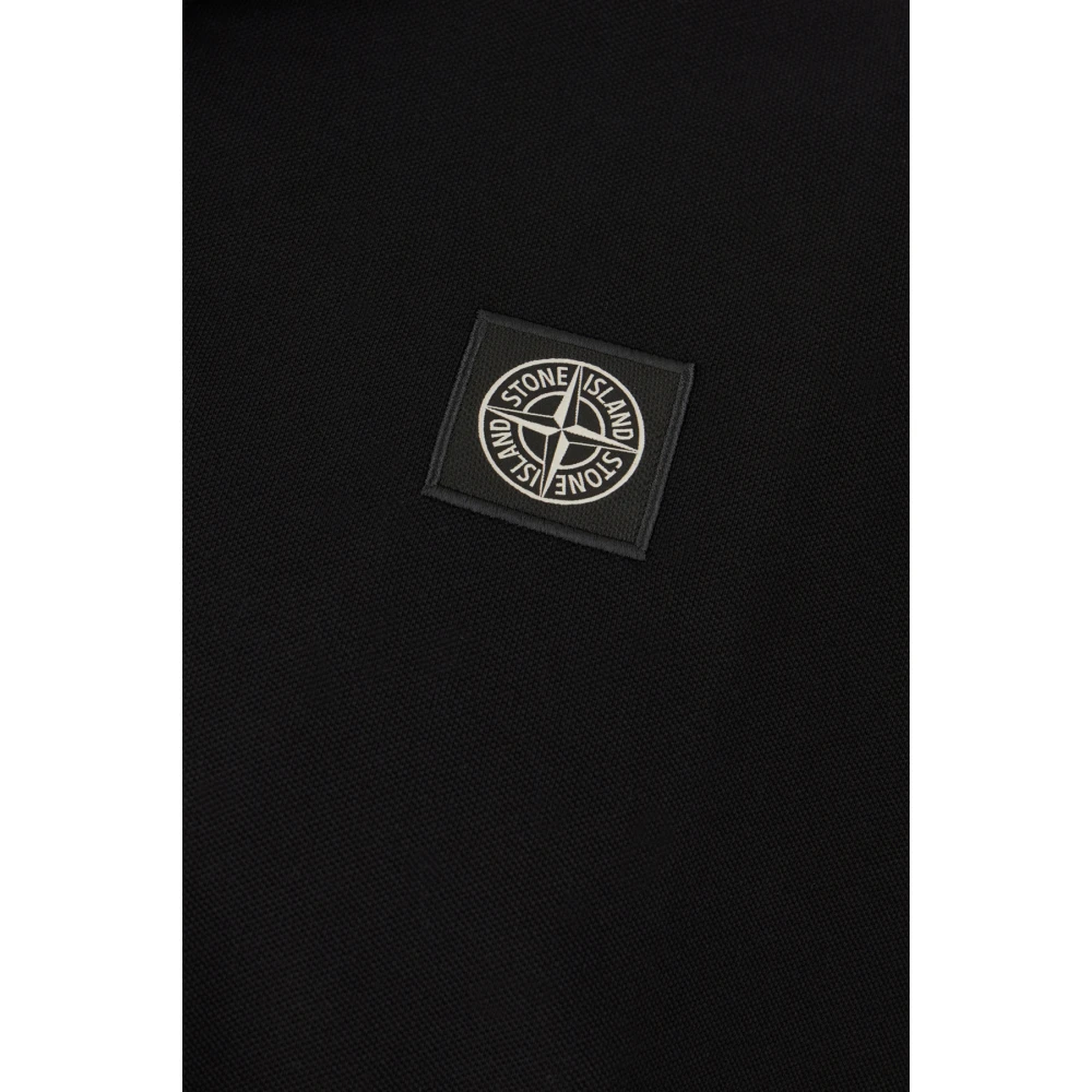 Stone Island Klassiek Polo Shirt voor Mannen Black Heren