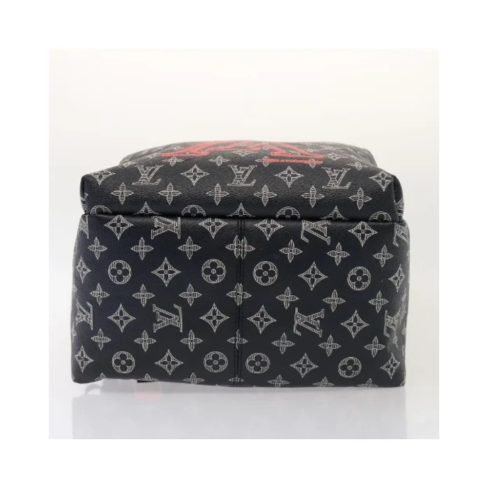 Louis Vuitton Vintage Pre-owned Coated canvas backpacks Blue Dames