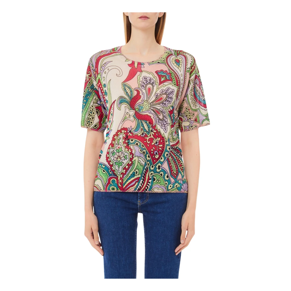Liu Jo Multicolor T-Shirt I Tryck Från
