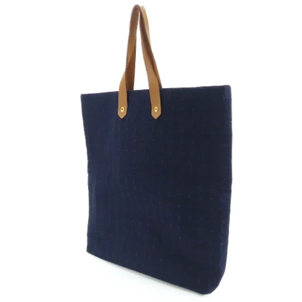 Hermès Vintage Pre-owned Cotton handbags Purple Dames