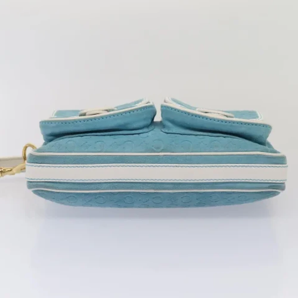 Celine Vintage Pre-owned Canvas celine-bags Blue Dames