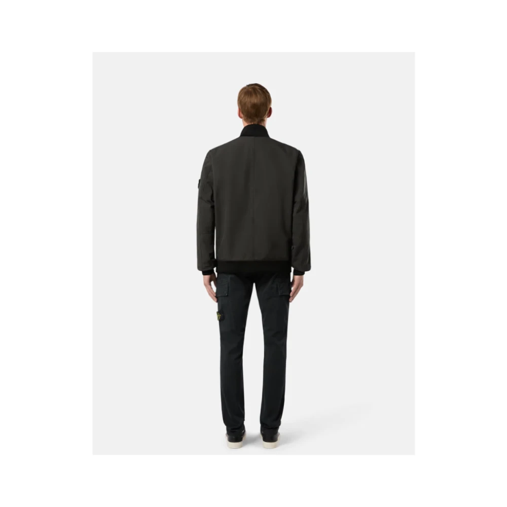Stone Island David-TC Bomberjack Lood Grijs Black Heren