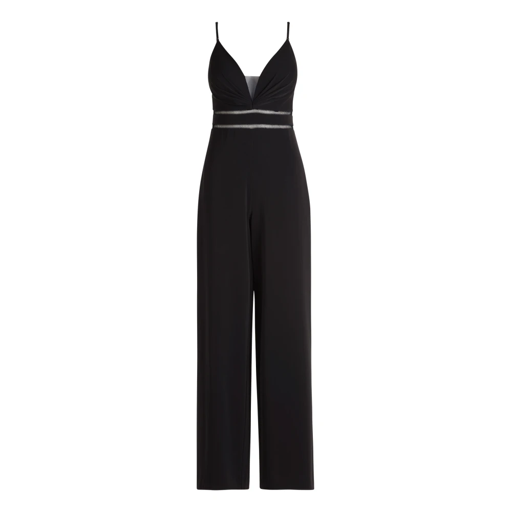 Vera Mont Elegante Jumpsuit met Cut-Outs Black Dames