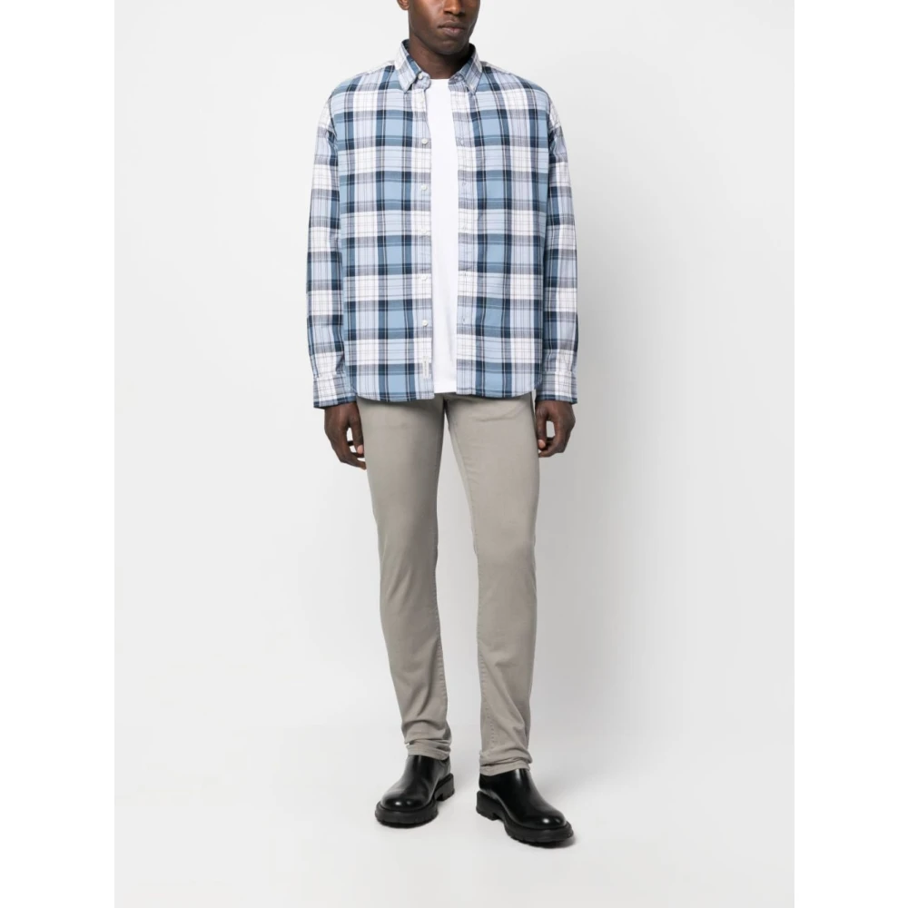 Incotex Vintage PPT Straight Broek Gray Heren