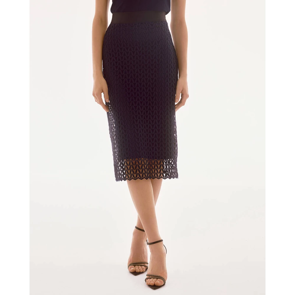 Joseph Ribkoff Elegante Rok 251755 Blue Dames