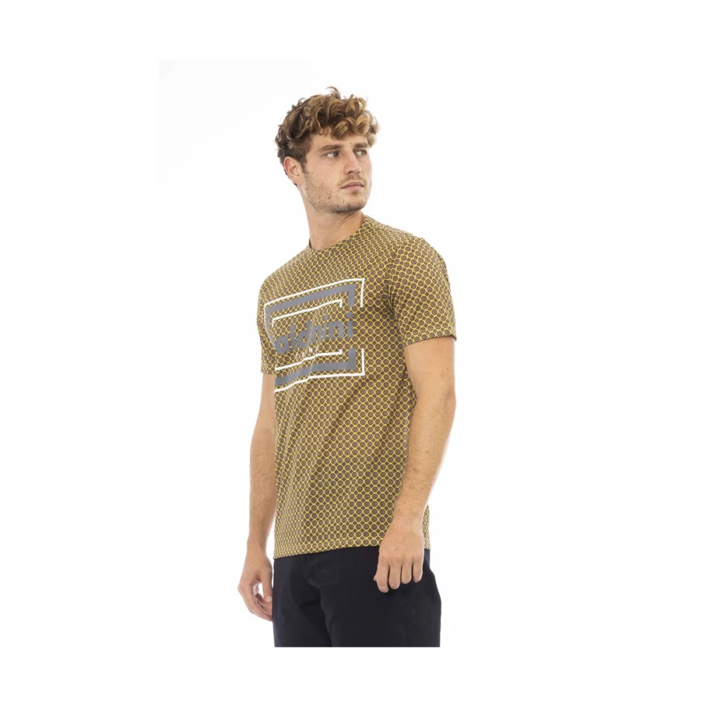 Baldinini Eenvoudig Grijs Katoenen T-shirt Multicolor Heren