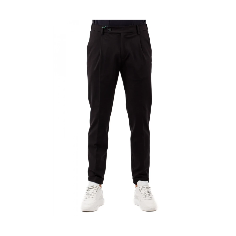 Berwich Herenbroek Klassieke Stijl Black Heren