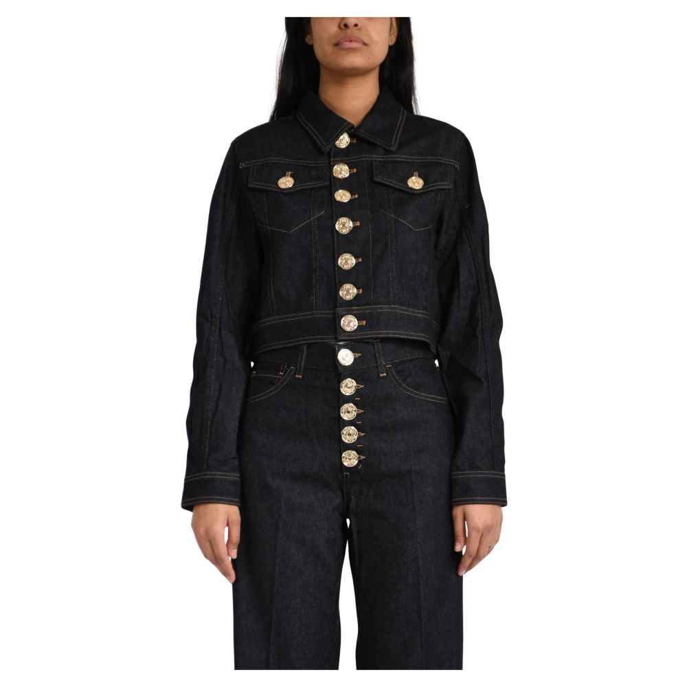 Dondup Women's Blue Five-Pocket Denim Jacket