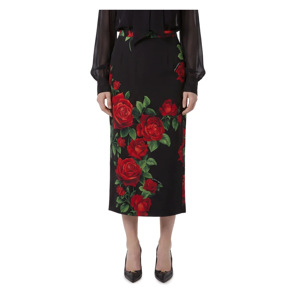 Dolce & Gabbana Donna Nero Gonne, S, New,