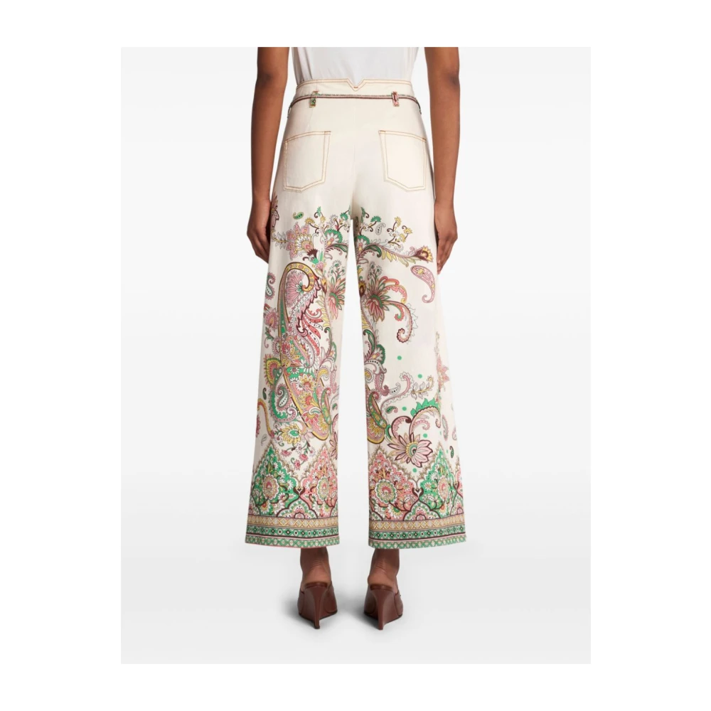 ETRO Stijlvolle Wide Leg Jeans Multicolor Dames