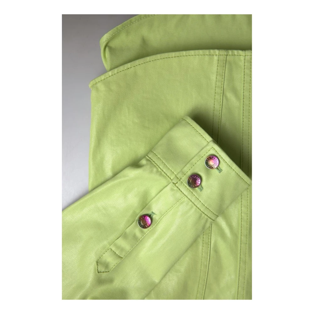 Dolce & Gabbana Groene Katoenen Knoopsluiting Overhemd Green Heren