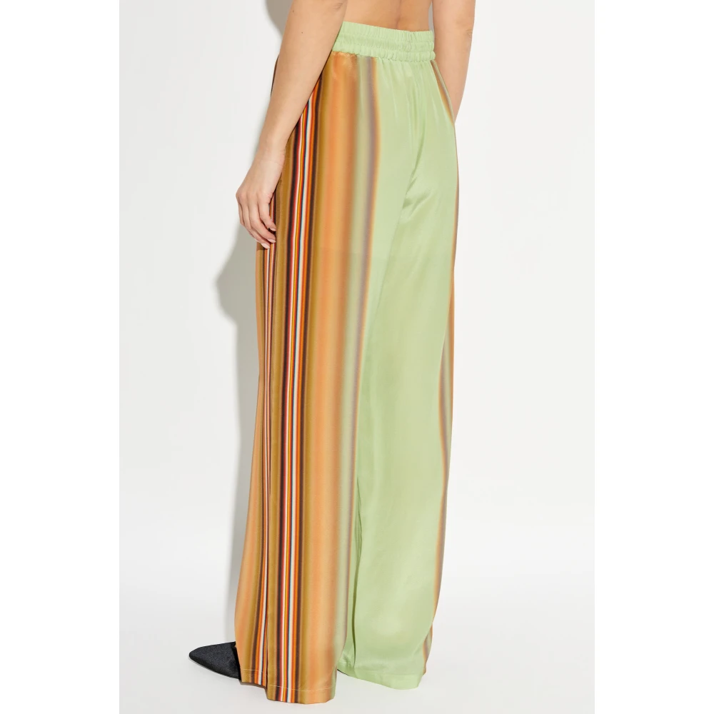 Paul Smith Zijden loszittende broek Multicolor Dames