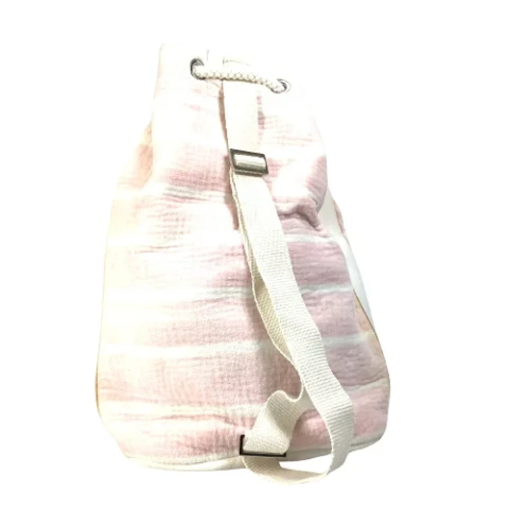 Chanel Vintage Pre-owned Cotton chanel-bags Pink Dames