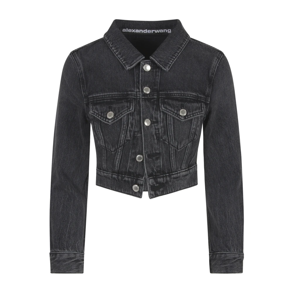 Alexander wang Trucker Jacket Gray Dames