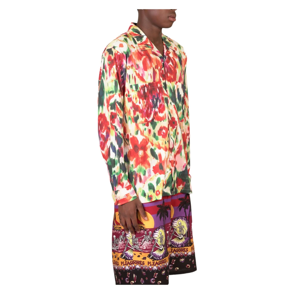 Pleasures Lange mouwen shirt in Multi Multicolor Heren