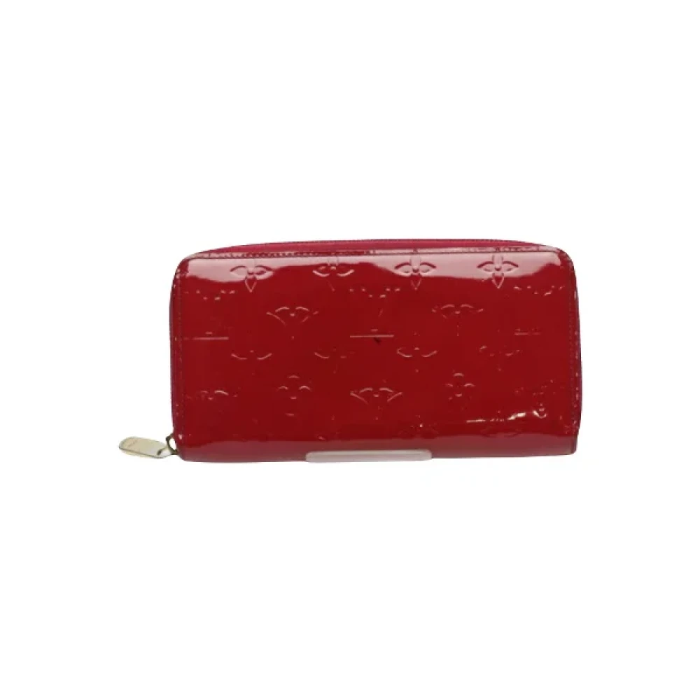 Louis Vuitton Vintage Pre-owned Fabric wallets Red Dames