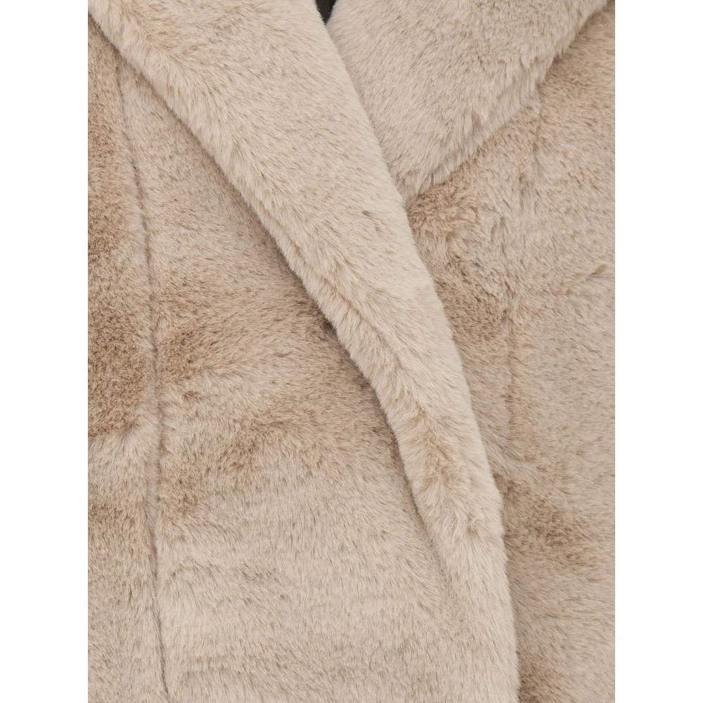 Hetregó Stijlvolle Cappotto Jas Beige Dames