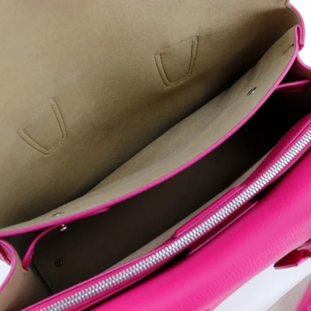 MCM Pre-owned Leather handbags Pink Dames