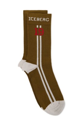 chaussette-en-coton-couleur-boue-avec-logo-et-rayures-jacquard