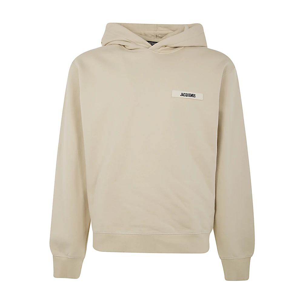 Jacquemus Beige Gros Grain Hoodie Beige Heren