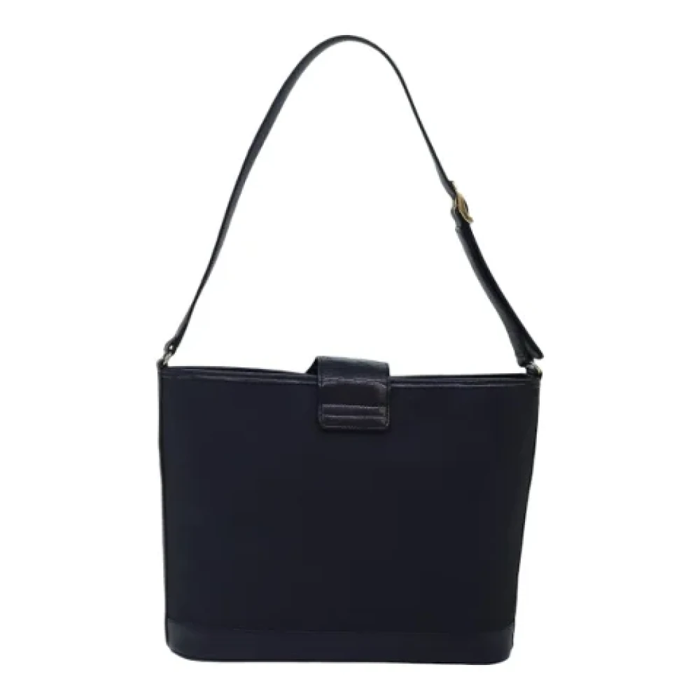 Burberry Vintage Pre-owned Fabric shoulder-bags Blue Dames