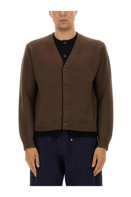 Contrast Layered Cardigan