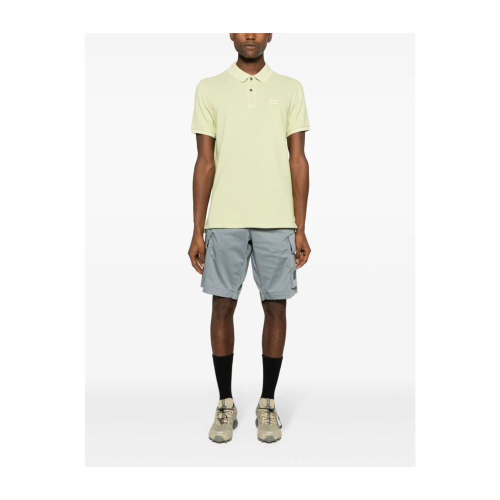 C.P. Company Geborduurd Logo Polo Green Heren