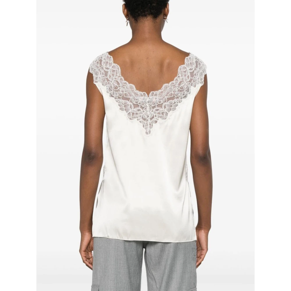 Ermanno Scervino Stijlvolle TOP voor vrouwen White Dames